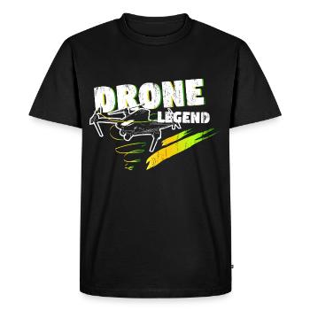 Drone hobby gift - Men's Premium Organic T-Shirt - black - Front - Nico (187cm)