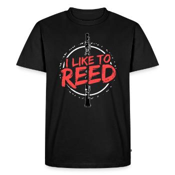 Cadeau de hautbois - T-shirt Premium bio Homme - noir - Devant - Nico (187cm)