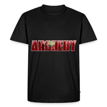 Archery Archery Archery - Men's Premium Organic T-Shirt - black - Front - Nico (187cm)