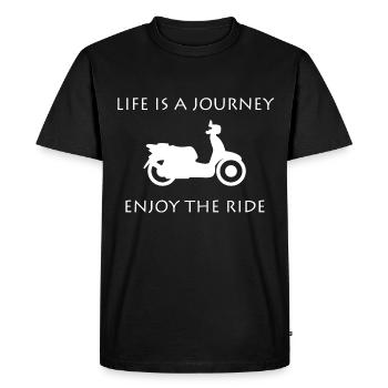 SCOOTER SAYING! GIFT IDEA FOR SCOOTER RIDERS - Men's Premium Organic T-Shirt - black - Front - Nico (187cm)