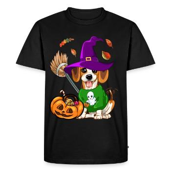 Déguisement d'Halloween Trick Or Treat Beagle Dog - T-shirt Premium bio Homme - noir - Devant - Nico (187cm)