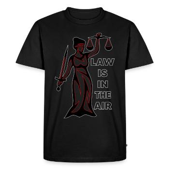 Droit droit avocat avocat procureur juriste - T-shirt Premium bio Homme - noir - Devant - Nico (187cm)