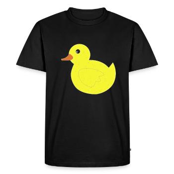 Duck Bath Duck Ducks - Men's Premium Organic T-Shirt - black - Front - Nico (187cm)