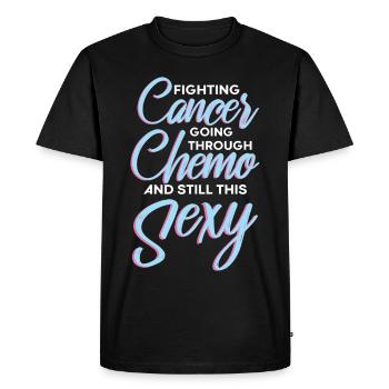 bronntanas um ailse chemo - Men's Premium Organic T-Shirt - black - Front - Nico (187cm)
