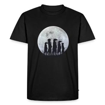 Suricate Suricate - T-shirt Premium bio Homme - noir - Devant - Nico (187cm)