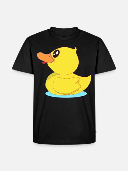 Small rubber duck - Men's Premium Organic T-Shirt - black