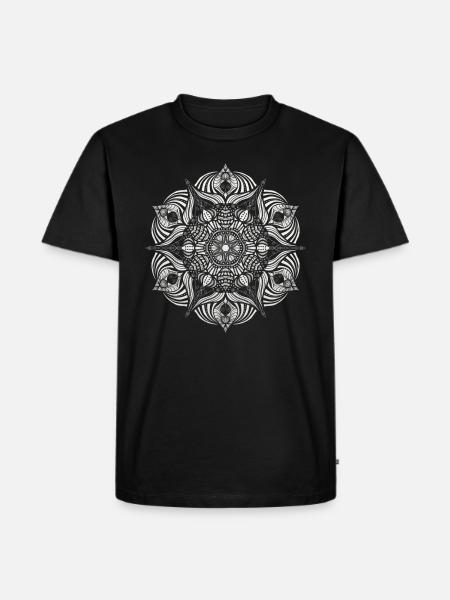 Mandala - Men's Premium Organic T-Shirt - black