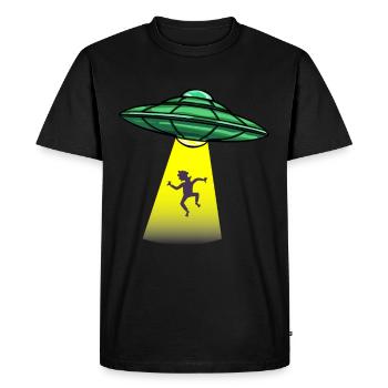 Get In Loser Alien Ufo Alien Cadeau - T-shirt Premium bio Homme - noir - Devant - Nico (187cm)
