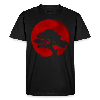 Bonsai Baum Pflanzen Japan Baumschnitt Geschenk - Männer Premium Bio T-Shirt - Schwarz - Vorne - Nico (187cm)