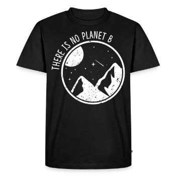 Recyclage Protection de l'environnement Cadeau Mondial Sauver l'environnement - T-shirt Premium bio Homme - noir - Devant - Nico (187cm)