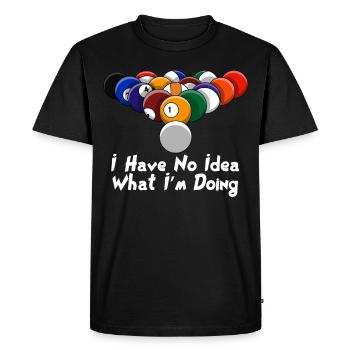 Billard Snooker Pool Player Funny Gift - T-shirt Premium bio Homme - noir - Devant - Nico (187cm)