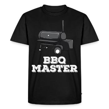 BBQ Smoker Smoken BBQ Griller BBQ Gift - Men's Premium Organic T-Shirt - black - Front - Nico (187cm)