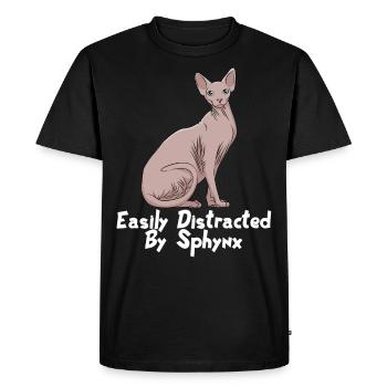Sphynx Sphinx Cat Gift Kit Pet - T-shirt Premium bio Homme - noir - Devant - Nico (187cm)