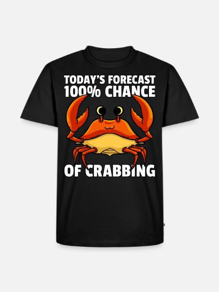 Cancer Crab Crab Crayfish saying - Men's Premium Organic T-Shirt - black