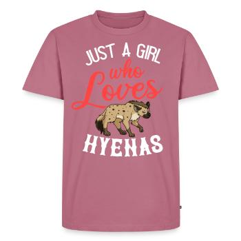 Hyena asia africa hyenas hyena hyena spotted hyena - Men's Premium Organic T-Shirt - mauve - Front - Nico (187cm)