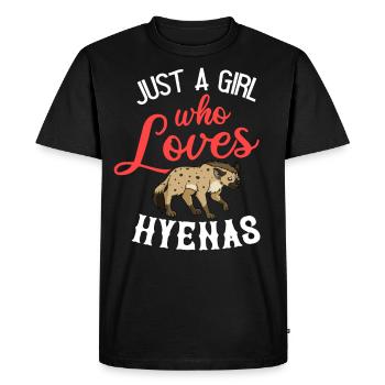 Hyena asia africa hyenas hyena hyena spotted hyena - Men's Premium Organic T-Shirt - black - Front - Nico (187cm)