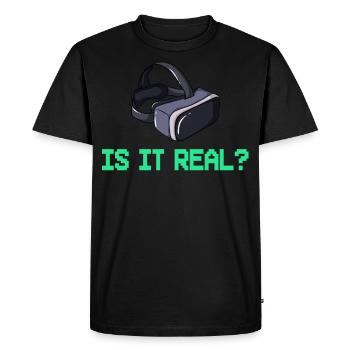 VR Virtual Reality Glasses Virtual Reality - Men's Premium Organic T-Shirt - black - Front - Nico (187cm)
