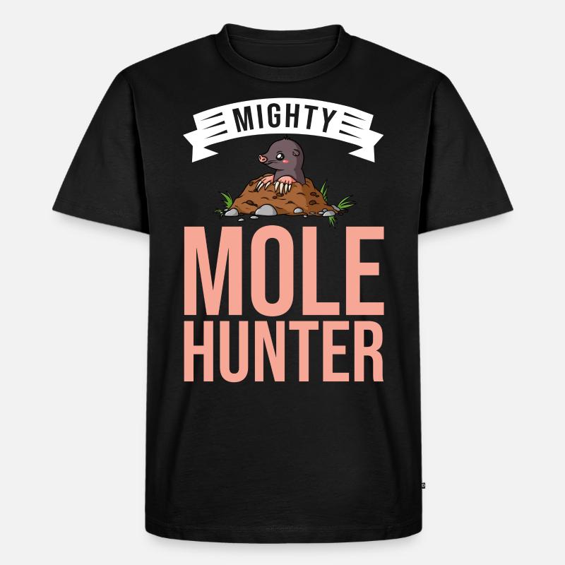 Mole Hunter Shrew MoleHill - Men's Premium Organic T-Shirt - black