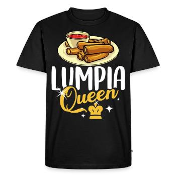 Lumpia Wraps rouleau de printemps Shanghai Filipino - T-shirt Premium bio Homme - noir - Devant - Nico (187cm)