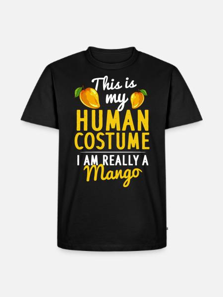 Mango Tropical Fruit Salsa Chutney - Men's Premium Organic T-Shirt - black