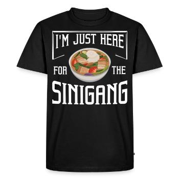 Filipino Sinigang Soupe Pinoy Ragoût Philippines - T-shirt Premium bio Homme - noir - Devant - Nico (187cm)