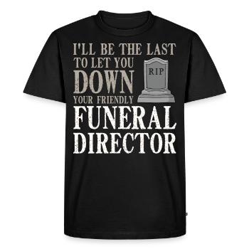 Funeral funeral burial cemetery - Men's Premium Organic T-Shirt - black - Front - Nico (187cm)