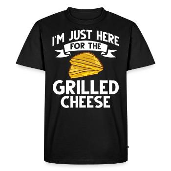 Grilled Cheese Toast Sandwich Maker Toaster - Men's Premium Organic T-Shirt - black - Front - Nico (187cm)