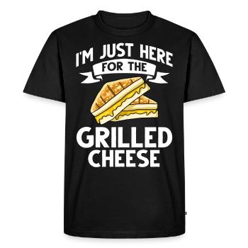 Grilled Cheese Toast Sandwich Maker Toaster - Men's Premium Organic T-Shirt - black - Front - Nico (187cm)
