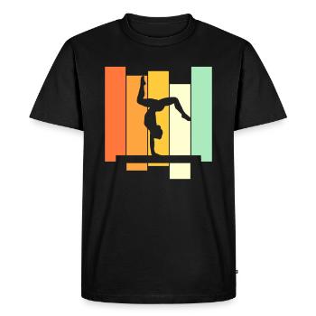 Gymnastique Handstand Floor Gymnastique Gymnastique Gymnastique Gymnastique - T-shirt Premium bio Homme - noir - Devant - Nico (187cm)