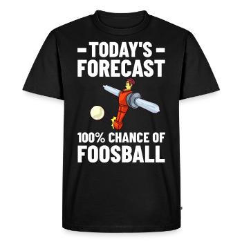Baby-foot Baby-foot Baby-foot Baby-foot Joueurs de table - T-shirt Premium bio Homme - noir - Devant - Nico (187cm)