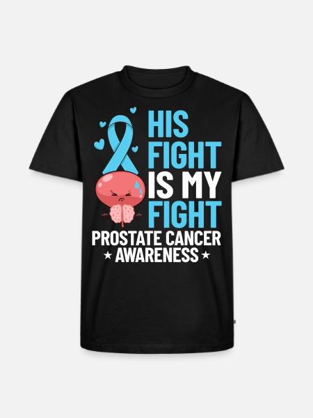 Prostatakrebs Prostata Krebs Chemo - Männer Premium Bio T-Shirt - Schwarz