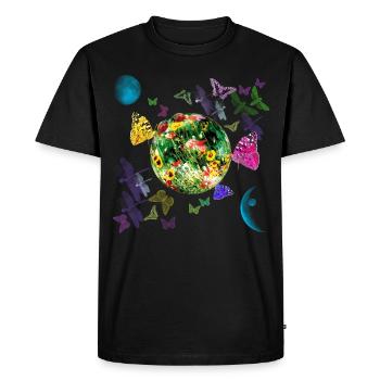 Little Fantasy World - Fairytale - fairytale world - Men's Premium Organic T-Shirt - black - Front - Nico (187cm)