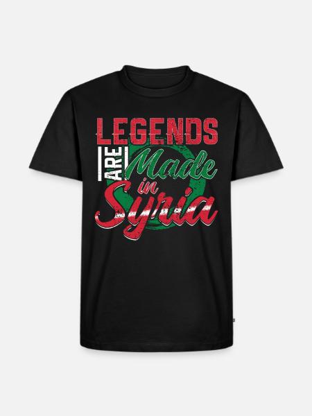 Syria - Men's Premium Organic T-Shirt - black