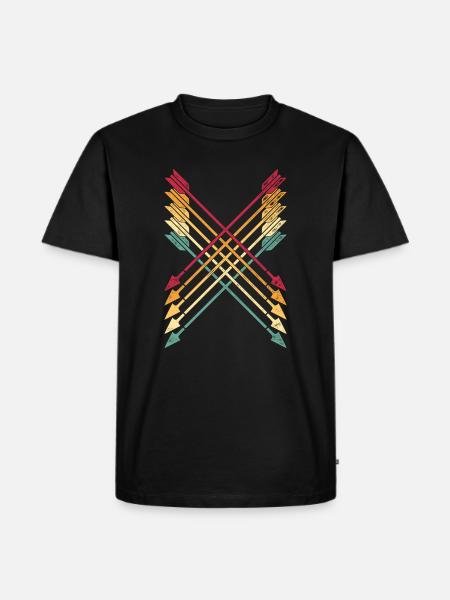 Flèche Et Arc - T-shirt Premium bio Homme - noir