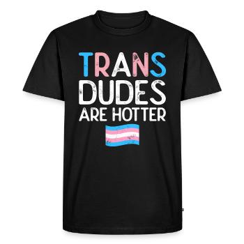 transgenres - T-shirt Premium bio Homme - noir - Devant - Nico (187cm)