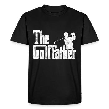 T-shirt drôle de jeu de golf du père de golf - T-shirt Premium bio Homme - noir - Devant - Nico (187cm)