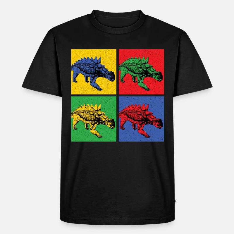 ANKYLOSAURUS - Männer Premium Bio T-Shirt - Schwarz