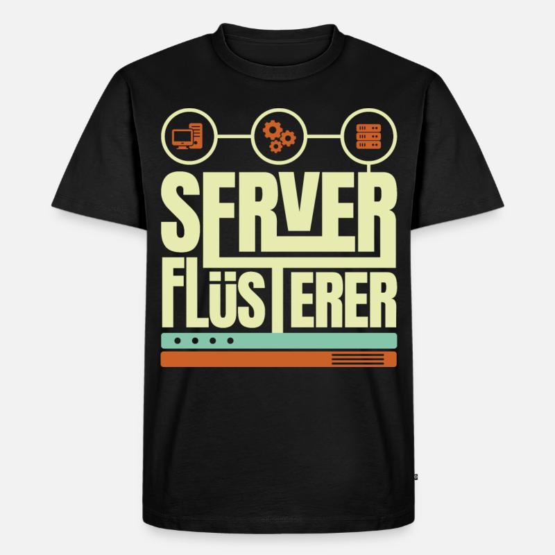Sysadmin Network Gift - Men's Premium Organic T-Shirt - black