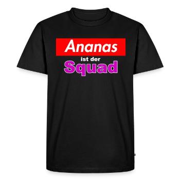 pineapple squad shirt gift lano merch lil skrr - Men's Premium Organic T-Shirt - black - Front - Nico (187cm)