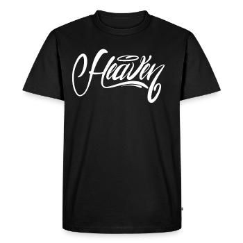ciel - T-shirt Premium bio Homme - noir - Devant - Nico (187cm)