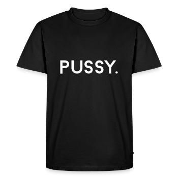 Vagina Pussy - Männer Premium Bio T-Shirt - Schwarz - Vorne - Nico (187cm)