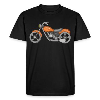 moto - T-shirt Premium bio Homme - noir - Devant - Nico (187cm)