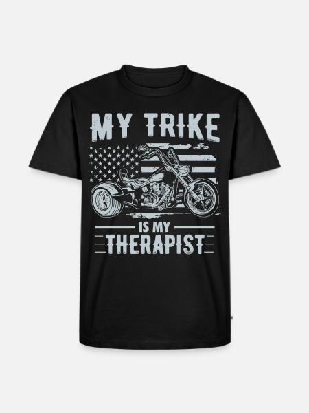 Idées cadeaux Trike | Triker Moto Trikes Motard - T-shirt Premium bio Homme - noir