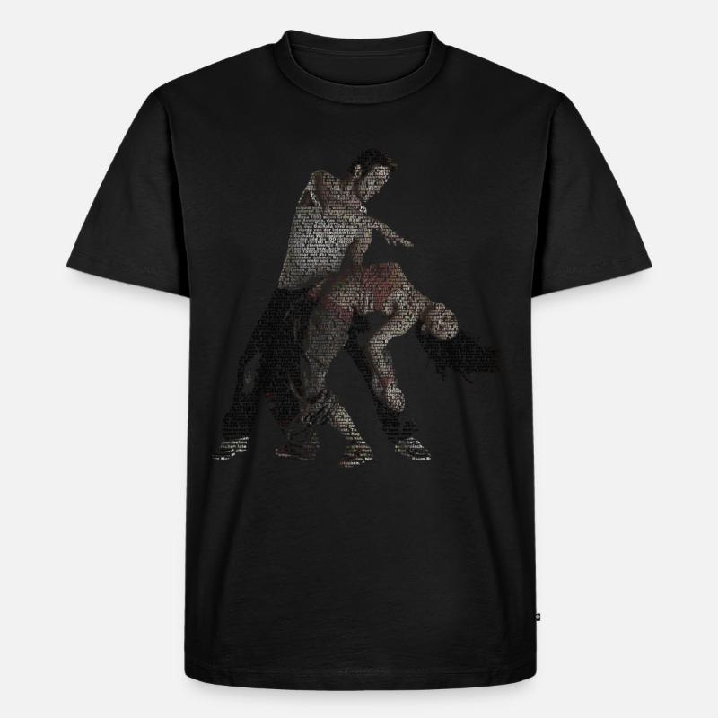 bachata dance geschichte geschenkidee - Männer Premium Bio T-Shirt - Schwarz