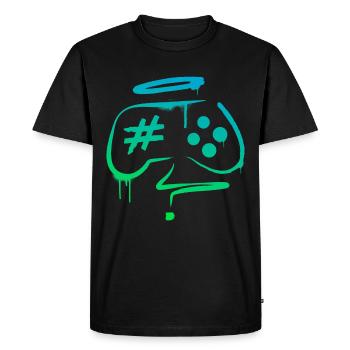 Jeu de contrôleurs de jeux vidéo - T-shirt Premium bio Homme - noir - Devant - Nico (187cm)
