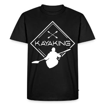 Kayak Kayaker Kayaking Kayak Kayaking - Men's Premium Organic T-Shirt - black - Front - Nico (187cm)