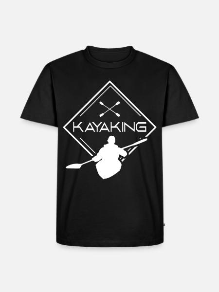 Kayak Kayaker Kayaking Kayak Kayaking - Men's Premium Organic T-Shirt - black
