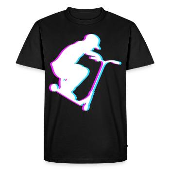 Cools Cascades Scooter Scooter Scooter cadeau - T-shirt Premium bio Homme - noir - Devant - Nico (187cm)