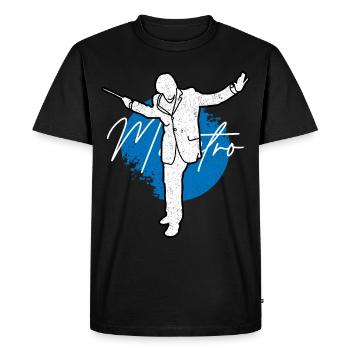 Maestro chef d'orchestre cadeau de musique classique - T-shirt Premium bio Homme - noir - Devant - Nico (187cm)