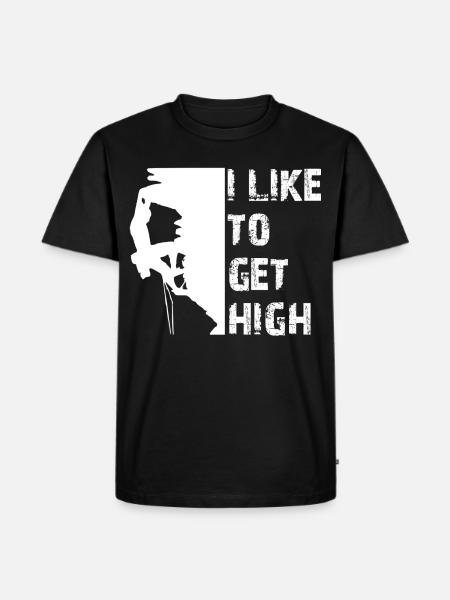 Climbing - Men's Premium Organic T-Shirt - black